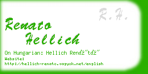 renato hellich business card